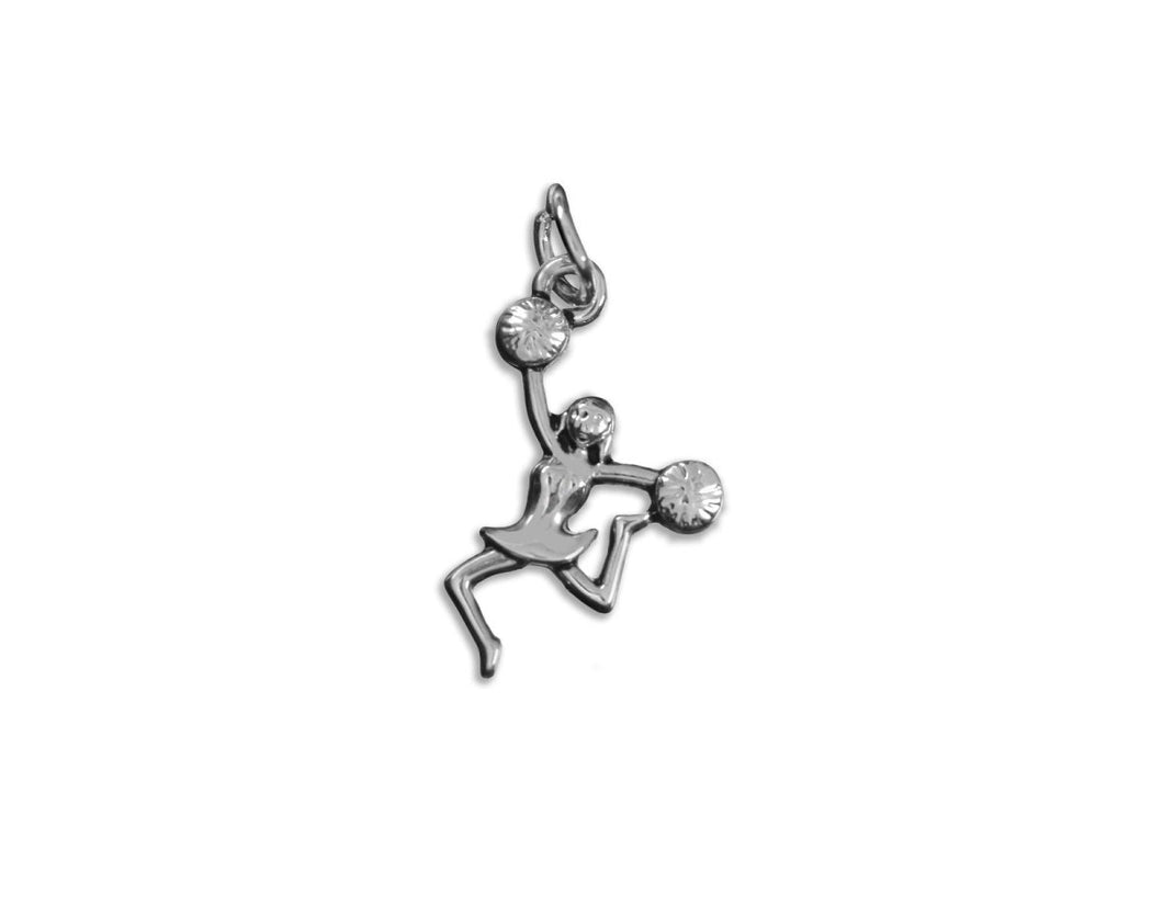 25 Cheerleader Shaped Charms - Fundraising For A Cause