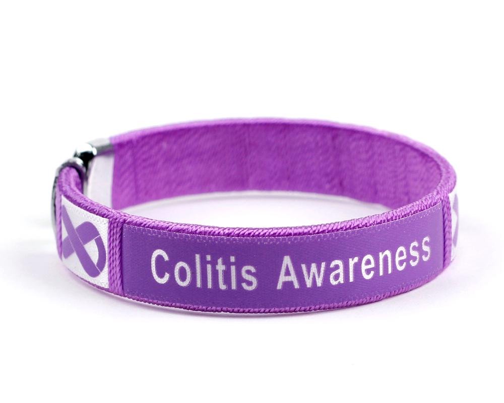 25 Colitis Awareness Bangle Bracelets - Fundraising For A Cause