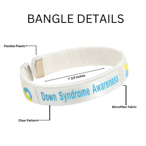 25 Down Syndrome Awareness Bangle Bracelets - Fundraising For A Cause