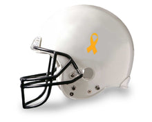 Load image into Gallery viewer, 25 Gold Childhood Cancer Ribbon Decals - Fundraising For A Cause