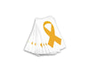 25 Gold Childhood Cancer Ribbon Decals - Fundraising For A Cause