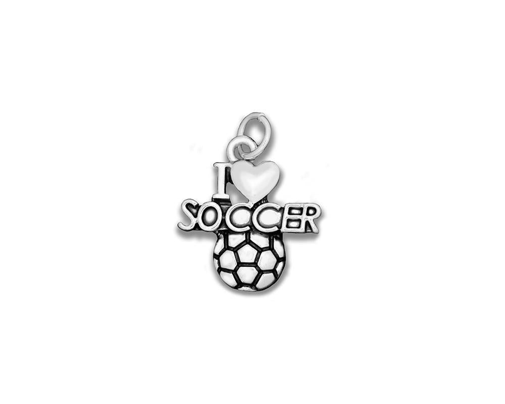 25 I Love Soccer Charms - Fundraising For A Cause