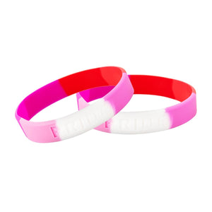 25 Lesbian Silicone Bracelets - Fundraising For A Cause