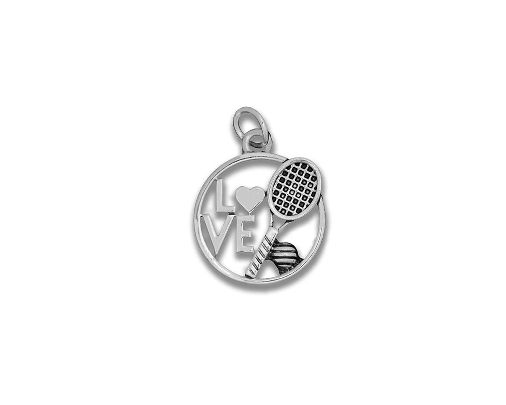 25 Love Tennis Charms - Fundraising For A Cause