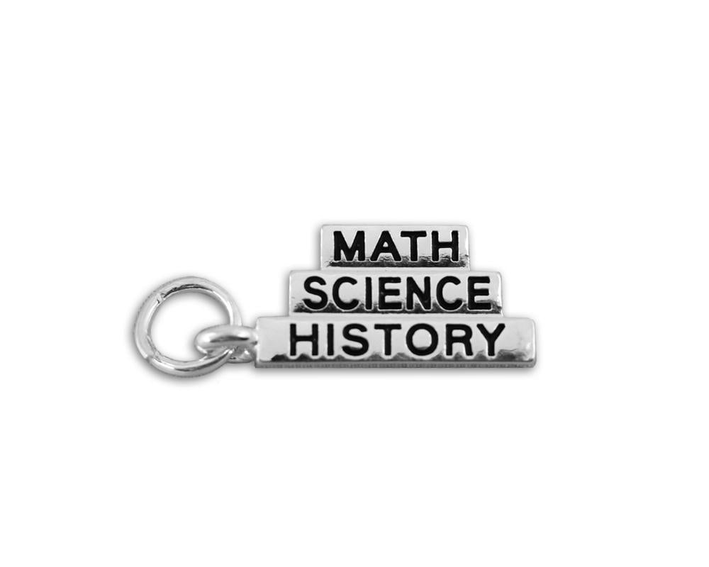 25 Math Science History Charms - Fundraising For A Cause