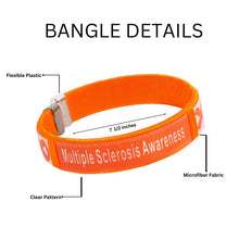 Load image into Gallery viewer, 25 Multiple Sclerosis Awareness Bangle Bracelets - Fundraising For A Cause