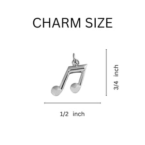 25 Music Note Charm - Fundraising For A Cause