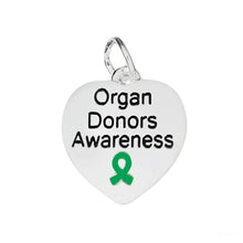 Load image into Gallery viewer, 25 Organ Donors Awareness Heart Charms - Fundraising For A Cause