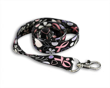 Load image into Gallery viewer, 25 Pack Breast Cancer Awareness Lanyards - Fundraising For A Cause