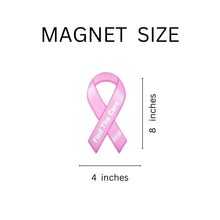 Load image into Gallery viewer, 25 Pack Breast Cancer Find The Cure Ribbon Car Magnets - Fundraising For A Cause