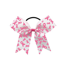 Load image into Gallery viewer, 25 Pack Breast Cancer Pink Ribbon Hair Bows - Fundraising For A Cause