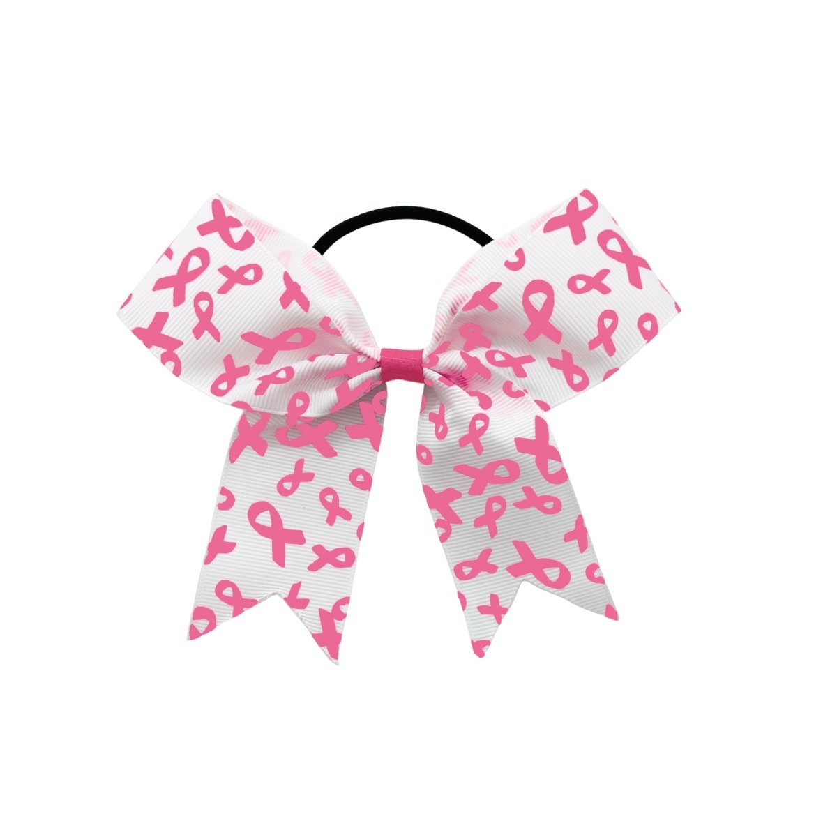 25 Pack Breast Cancer Pink Ribbon Hair Bows - Fundraising For A Cause