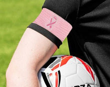 Load image into Gallery viewer, 25 Pack Breast Cancer Ribbon Armbands - Fundraising For A Cause