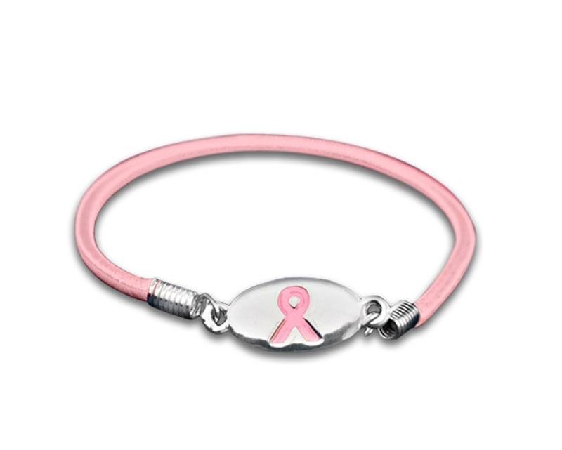 25 Pack Breast Cancer Stretch Bracelets - Fundraising For A Cause