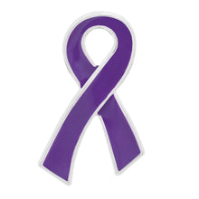 Load image into Gallery viewer, 25 Pack Domestic Violence Ribbon Pins - Fundraising For A Cause