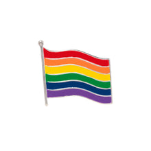 Load image into Gallery viewer, 25 Pack Large Rainbow Flag LGBTQ Pins - Fundraising For A Cause