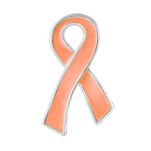 Load image into Gallery viewer, 25 Pack Large Uterine Cancer Ribbon Awareness Pins (25 Pins) - Fundraising For A Cause