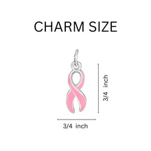 Load image into Gallery viewer, 25 Pack Pink Breast Cancer Awareness Charms - Fundraising For A Cause