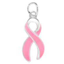 Load image into Gallery viewer, 25 Pack Pink Breast Cancer Awareness Charms - Fundraising For A Cause