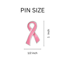 Load image into Gallery viewer, 25 Pack Pink Breast Cancer Awareness Pins - Fundraising For A Cause