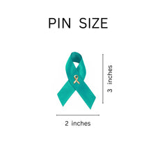 Load image into Gallery viewer, 25 Pack Satin Ovarian Cancer Awareness Pins (25 Pins) - Fundraising For A Cause