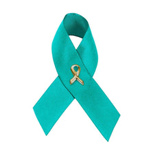 Load image into Gallery viewer, 25 Pack Satin Ovarian Cancer Awareness Pins (25 Pins) - Fundraising For A Cause