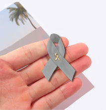 Load image into Gallery viewer, 25 Pack Satin Ribbon Awareness Pins (25 Pins) - Fundraising For A Cause