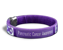 Load image into Gallery viewer, 25 Pancreatic Cancer Awareness Bangle Bracelets - Fundraising For A Cause