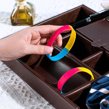 Load image into Gallery viewer, 25 Pansexual Silicone Bracelets - $16.99 - Fundraising For A Cause