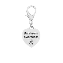 Load image into Gallery viewer, 25 Parkinson&#39;s Awareness Heart Hanging Charms - Fundraising For A Cause