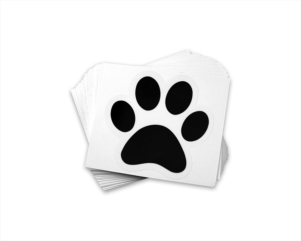 25 Paw Print Decals - Fundraising For A Cause