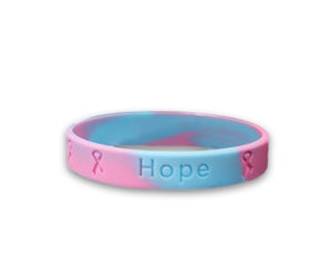 25 Pink & Blue Silicone Bracelets - $16.99 - Fundraising For A Cause