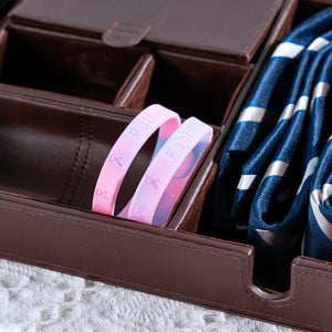 25 Pink & Blue Silicone Bracelets - $16.99 - Fundraising For A Cause