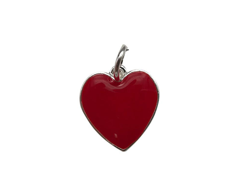 25 Red Heart Charms - Fundraising For A Cause