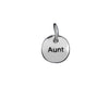 25 Silver Aunt Circle Charms - Fundraising For A Cause