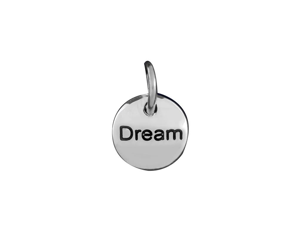 25 Silver Dream Circle Charms - Fundraising For A Cause