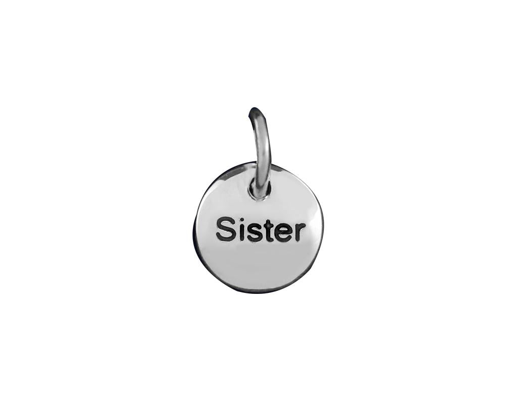 25 Silver Sister Circle Charms - Fundraising For A Cause