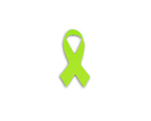 Load image into Gallery viewer, 25 Small Lime Green Ribbon Decal/Sticker - Fundraising For A Cause