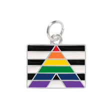 Load image into Gallery viewer, 25 straight Ally LGBTQ Pride Rectangle Charms - Fundraising For A Cause