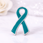 25 Teal Ribbon Awareness Pins (25 Pins) - Fundraising For A Cause