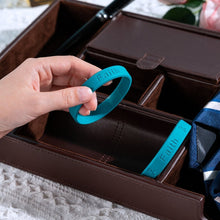 Load image into Gallery viewer, 25 Teal Silicone Bracelets - $16.99 - Fundraising For A Cause