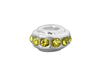 25 Yellow Crystal Accent Charms - Fundraising For A Cause