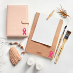 Large Pink Ribbon Breast Cancer Awareness Stickers (250 per Roll) - Fundraising For A Cause