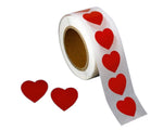 Small Red Heart Shaped Stickers (per Roll) - Fundraising For A Cause