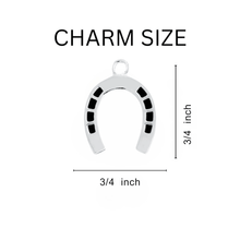 Load image into Gallery viewer, 5 Pack Horseshoe Charms Partial Beaded Bracelets (5 Bracelets) - Fundraising For A Cause