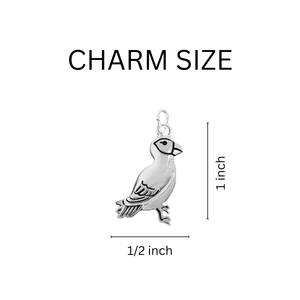 5 Pack Parrot Charm Chain Link Style Bracelets (5 Bracelets) - Fundraising For A Cause