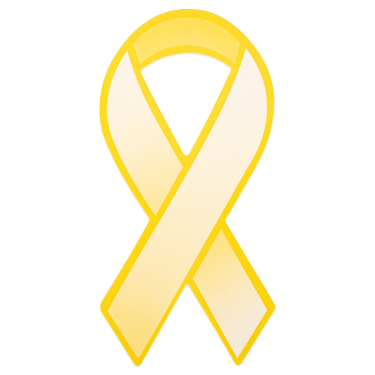 50 Gold Childhood Cancer Ribbon Decorations (50 Ribbons) - Fundraising For A Cause