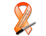 Large Paper Leukemia Ribbons (50 Ribbons) - Fundraising For A Cause