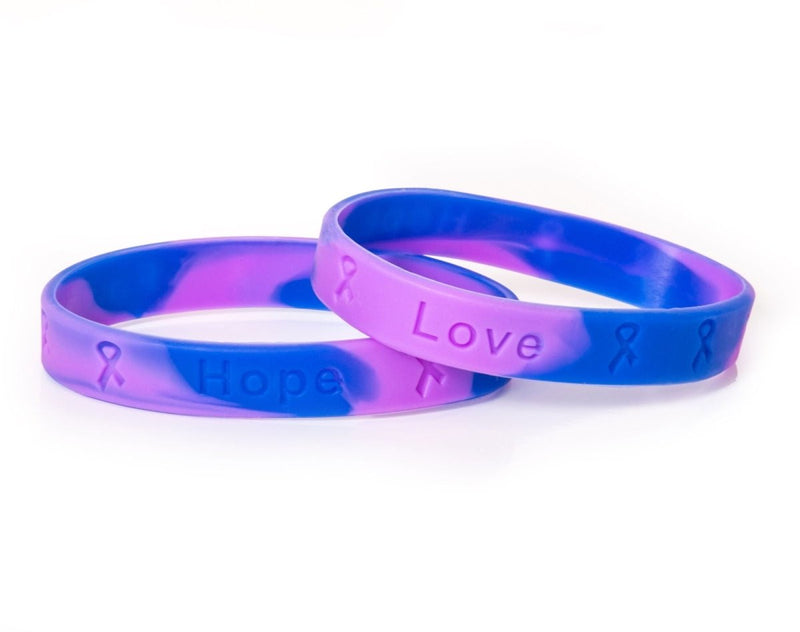 50 Adult Rheumatoid Arthritis Silicone Bracelet Wristbands - Fundraising For A Cause