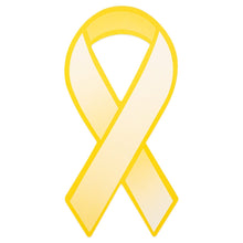 Load image into Gallery viewer, 50 Gold Childhood Cancer Ribbon Decorations (50 Ribbons) - Fundraising For A Cause